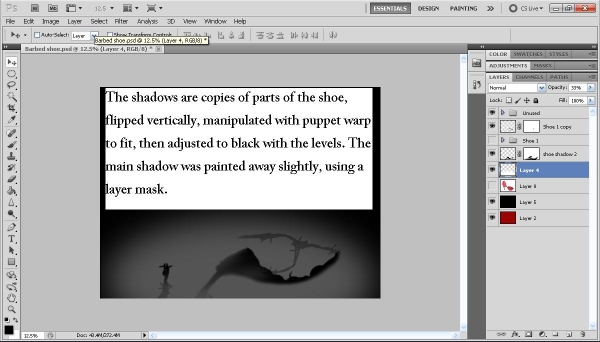 Creation of Not a Choo Shoe: Step 6